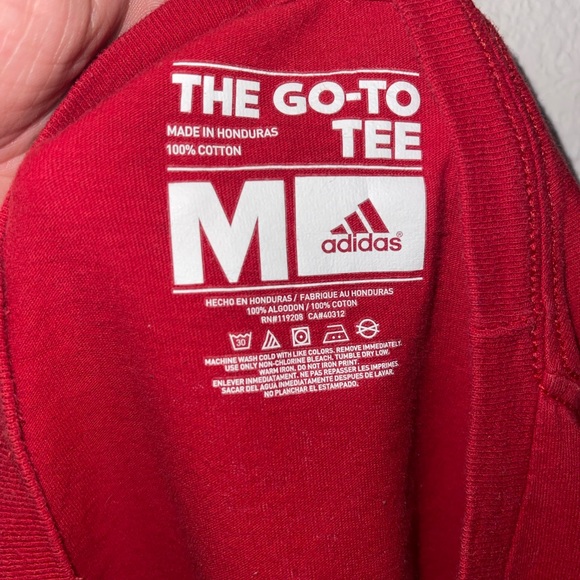 FC Dallas Double Sided Logo T-Shirt by ADIDAS: Adult Medium: MLS: Dallas Burn - Picture 3 of 3